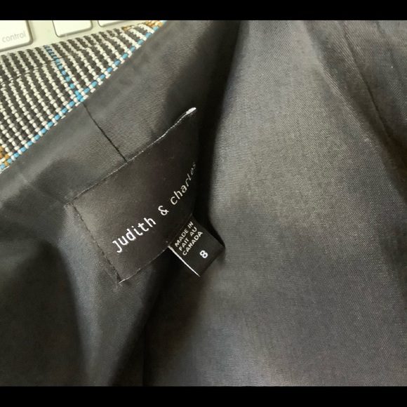 SOLD OUT Judith & Charles Aspect Coat Blazer size 8 - Picture 6 of 7